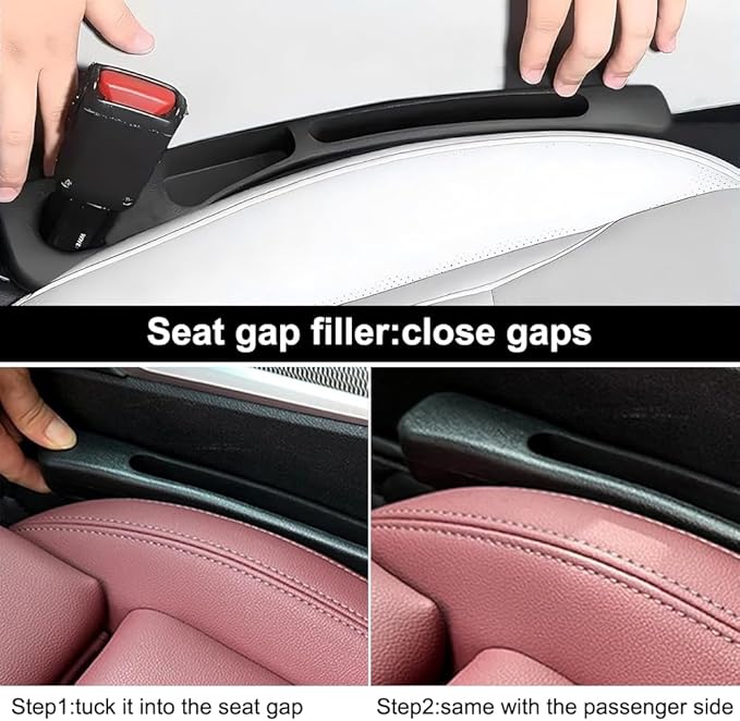 2-Pack Car Seat Gap Filler EVA Organizer