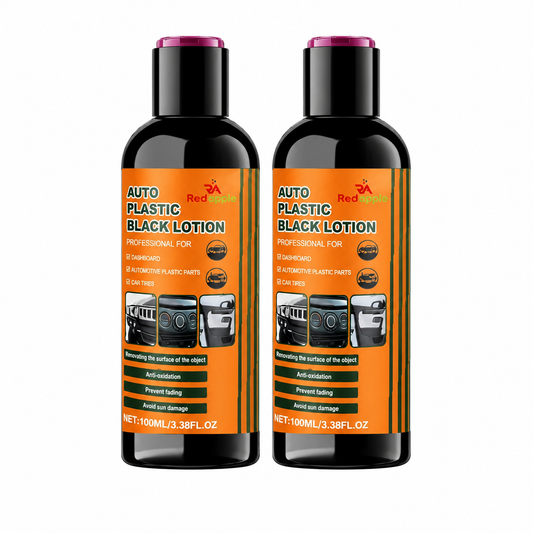 (Pack of 2) Auto Plastic Black Lotion