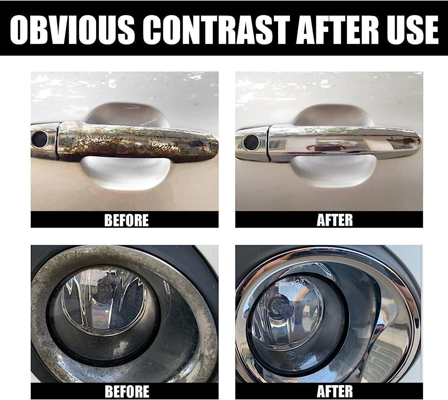 (Pack of 2) Rust Remover Spray – Multi-Functional Metal & Car Wheel Rust Cleaner