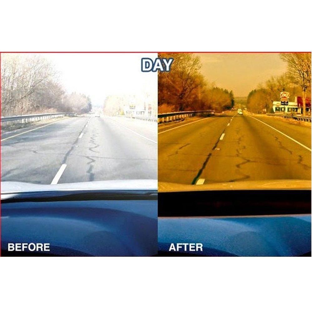Radiant Car Sun Visor - 2 in 1 Universal Anti-Glare Driving Goggle Day and Night