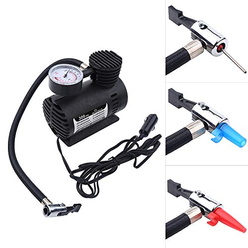 12V Mini Air Compressor, Portable Electric Digital Tire Inflator Pump for Car