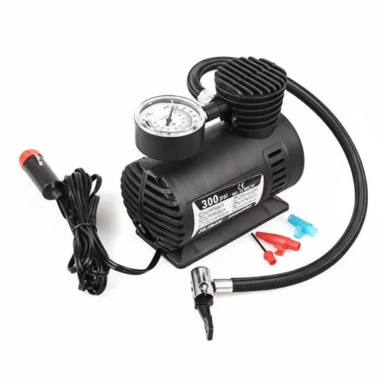 12V Mini Air Compressor, Portable Electric Digital Tire Inflator Pump for Car