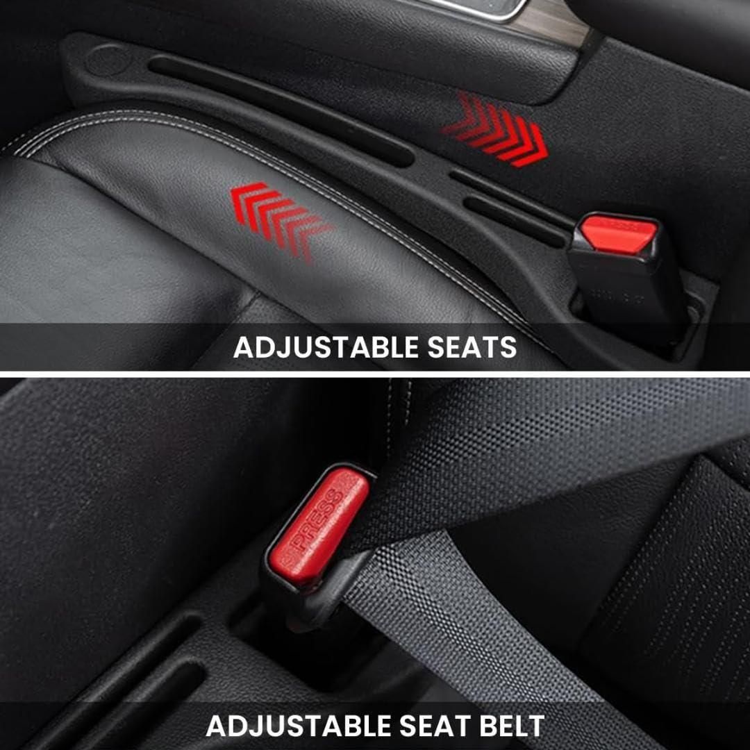 2-Pack Car Seat Gap Filler EVA Organizer