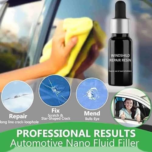 Pack of 2- Windshield Repair Kit – DIY Car Windshield Crack Repair Liquid