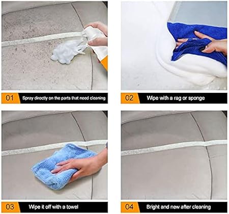 Foam Cleaner Spray Multipurpose Car & Home Lemon Flavour Foam Cleaning Spray 100 ml each Pack Of 2
