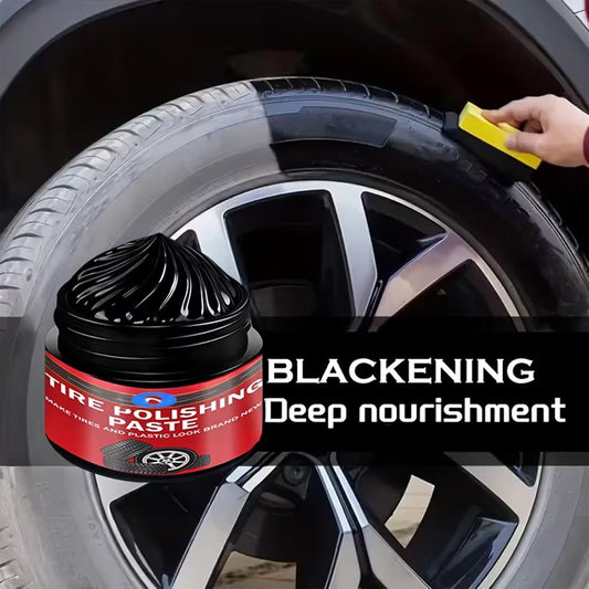 (Pack of 2) Tire Polishing Paste Blackening Deep Nourishment